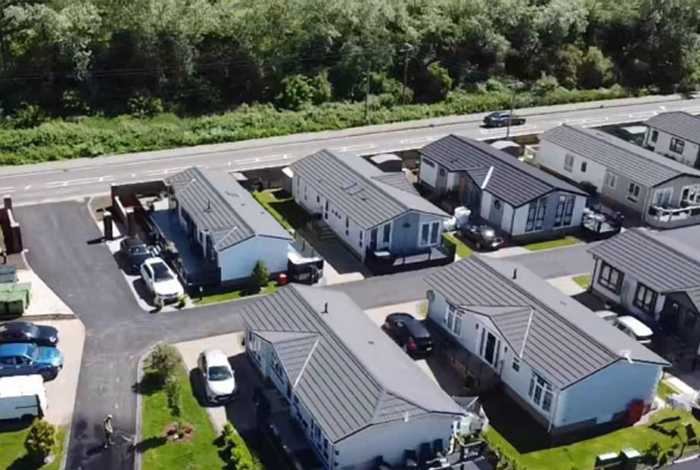 a park home location in England