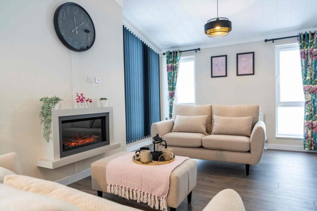 residential park home sitting room