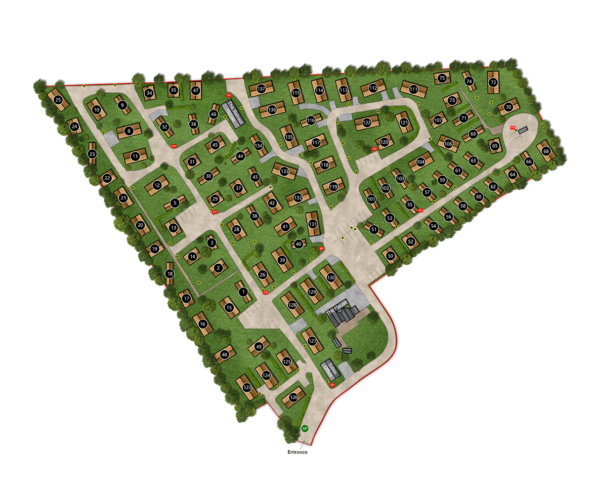 harveys nurseries park home pitch map