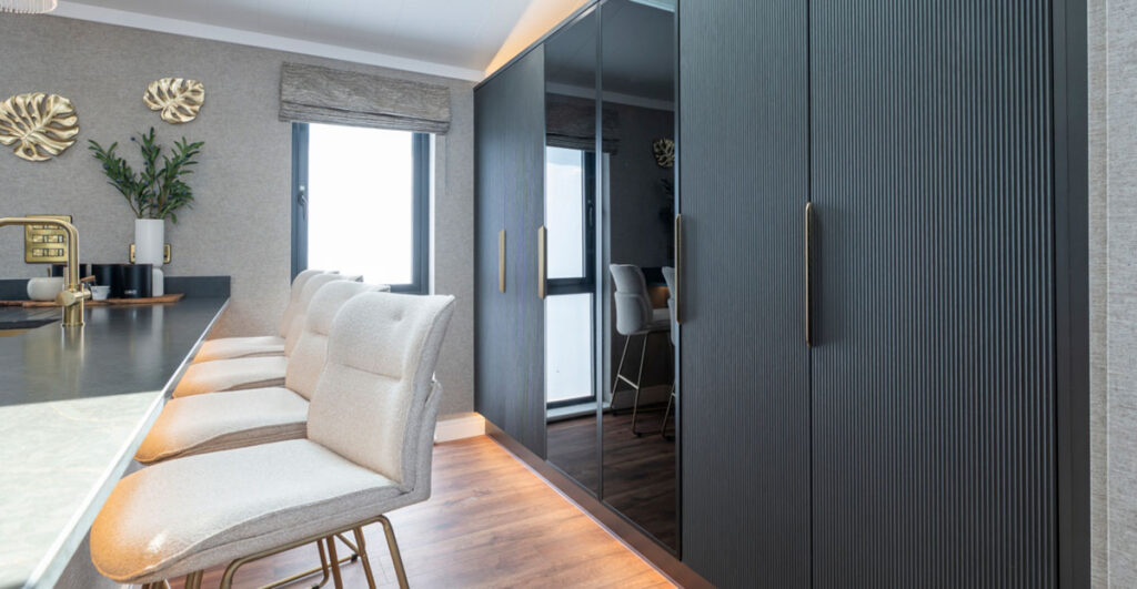 Park home built in wardrobe