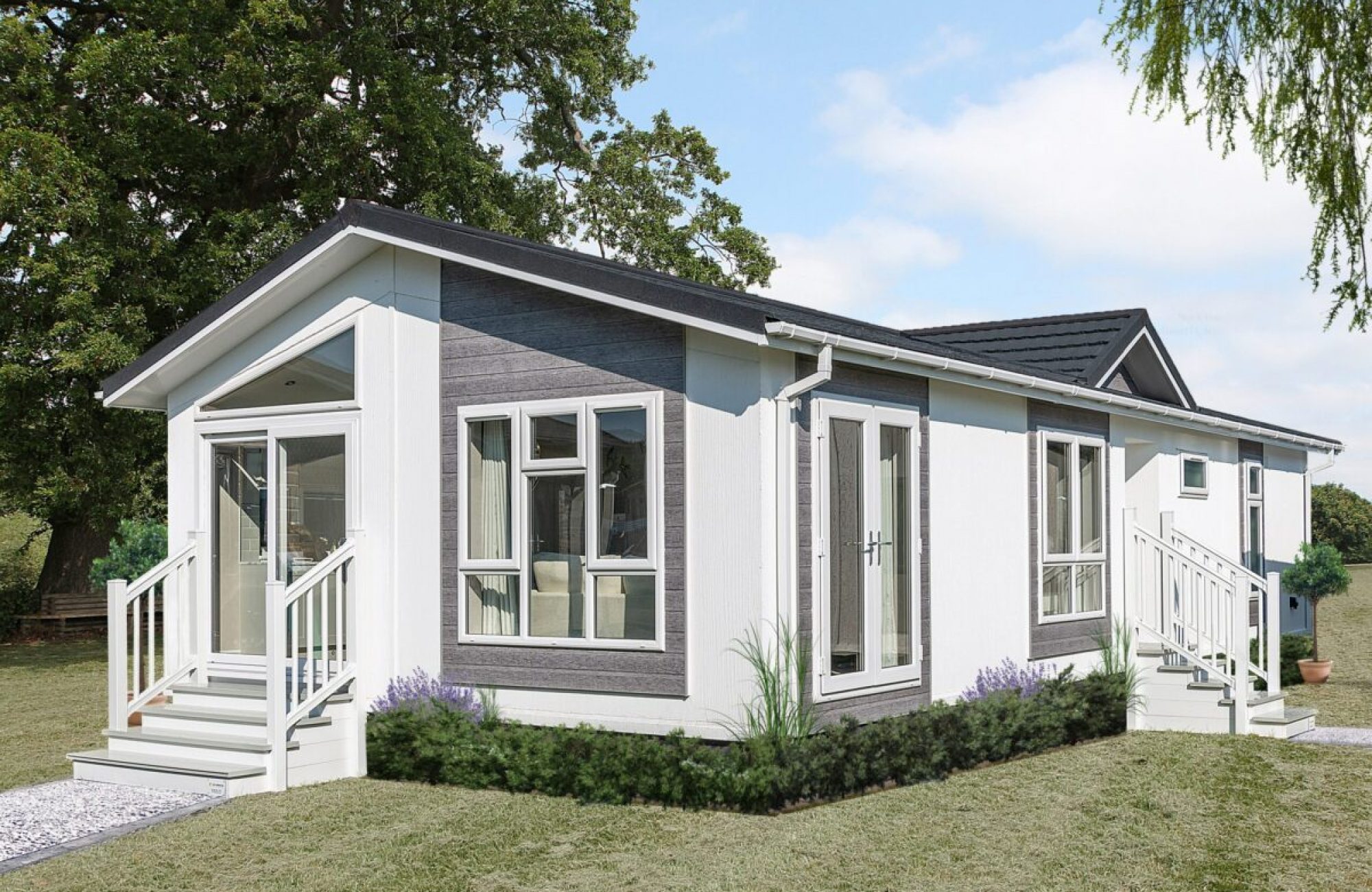 Anniversary style park home by EKOS